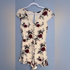 American Eagle Floral Romper